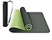 ComFyMat Yoga Mat - Non-Slip Premium TPE Eco-Friendly Workout Mat for Pilates, Meditation - Black/Black (183cm x 61cm x 6mm) with Bonus Waterproof Carry Bag