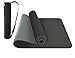 ComFyMat Yoga Mat - Non-Slip Premium TPE Eco-Friendly Workout Mat for Pilates, Meditation - Black/Black (183cm x 61cm x 6mm) with Bonus Waterproof Carry Bag