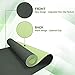 ComFyMat Yoga Mat - Non-Slip Premium TPE Eco-Friendly Workout Mat for Pilates, Meditation - Black/Black (183cm x 61cm x 6mm) with Bonus Waterproof Carry Bag