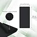 ComFyMat Yoga Mat - Non-Slip Premium TPE Eco-Friendly Workout Mat for Pilates, Meditation - Black/Black (183cm x 61cm x 6mm) with Bonus Waterproof Carry Bag
