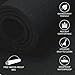 ComFyMat Yoga Mat - Non-Slip Premium TPE Eco-Friendly Workout Mat for Pilates, Meditation - Black/Black (183cm x 61cm x 6mm) with Bonus Waterproof Carry Bag