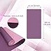 ComFyMat Yoga Mat - Non-Slip Premium TPE Eco-Friendly Workout Mat for Pilates, Meditation - Black/Black (183cm x 61cm x 6mm) with Bonus Waterproof Carry Bag