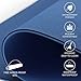 ComFyMat Yoga Mat - Non-Slip Premium TPE Eco-Friendly Workout Mat for Pilates, Meditation - Black/Black (183cm x 61cm x 6mm) with Bonus Waterproof Carry Bag