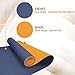 ComFyMat Yoga Mat - Non-Slip Premium TPE Eco-Friendly Workout Mat for Pilates, Meditation - Black/Black (183cm x 61cm x 6mm) with Bonus Waterproof Carry Bag