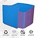 ComFy Mat Extra Thick (2cm) Foam Exercise Mats, Gym Flooring Mat, Interlocking Puzzle EVA Floor Tiles, Non slip Rubber Cushion For Home Workout Black 12 TILES (48 Square Feet)
