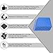 ComFy Mat Gym Flooring Mat, Foam Exercise Mats, Interlocking Puzzle EVA Floor Tiles, Non slip Rubber Cushion For Home Workout, Bonus Adhesives,24"X24"(60x60cm) Blue 44 TILES (176 Square Feet)