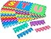 ComFy Mat Baby Playmat - 30cm x 30cm, Multi-Coloured Kids Puzzle EVA Foam Tiles for Play Area, Nursery, Baby's Room, Non-Slip, Waterproof, Easy to Clean (Alphabet+Numbers+Signs)
