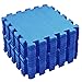 20 Interlocking Floor Tiles Non-Slip Exercise Mat with Border and carrying bag, Exercise Foam Floor Mats for Gyms, Yoga, Outdoor Workouts, Kids,1' x 1'(30cm x 30cm) (BLACK)