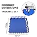 ComFy Mat Extra Thick (2cm) Foam Exercise Mats, Gym Flooring Mat, Interlocking Puzzle EVA Floor Tiles, Non slip Rubber Cushion For Home Workout Black 12 TILES (48 Square Feet)
