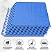 ComFy Mat Gym Flooring Mat, Foam Exercise Mats, Interlocking Puzzle EVA Floor Tiles, Non slip Rubber Cushion For Home Workout, Bonus Adhesives,24"X24"(60x60cm) Blue 44 TILES (176 Square Feet)