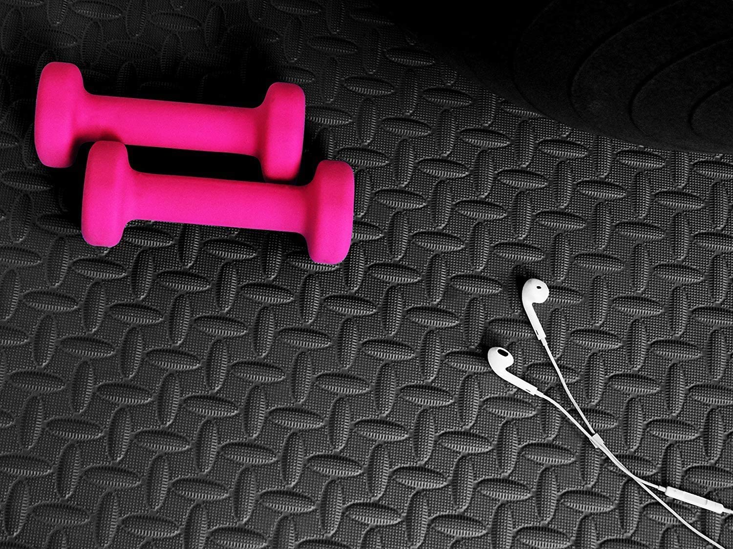 ComFy Mat Gym Flooring Mat, Foam Exercise Mats, Interlocking Puzzle EVA Floor Tiles, Non slip Rubber Cushion For Home Workout, Bonus Adhesives,24"X24"(60x60cm) Blue 44 TILES (176 Square Feet)